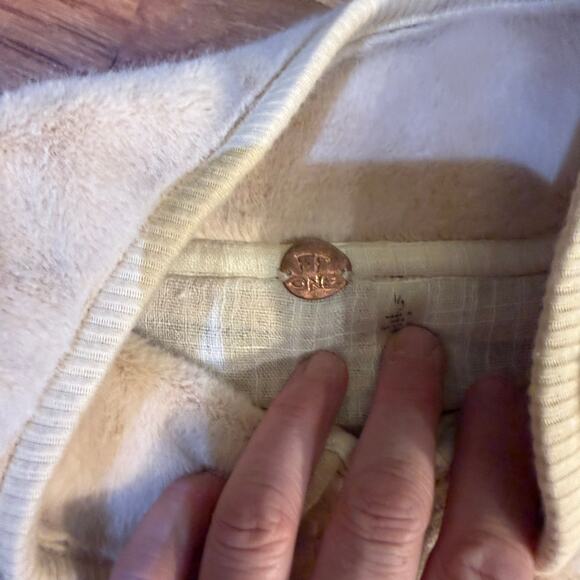 Free People FP One “Aurora” Faux Fur Mixed Media Jacket – Women’s Large - Picture 6 of 11